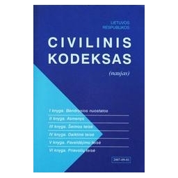 Lietuvos Respublikos civilinis kodeksas/ Autorių kolektyvas